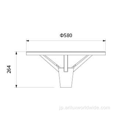 ファクトリーダイレクトモダンアウトドアガーデンライト60w